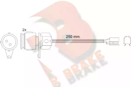 Контакт (R BRAKE: 610237RB)